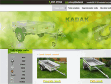 Tablet Screenshot of kadak.sk